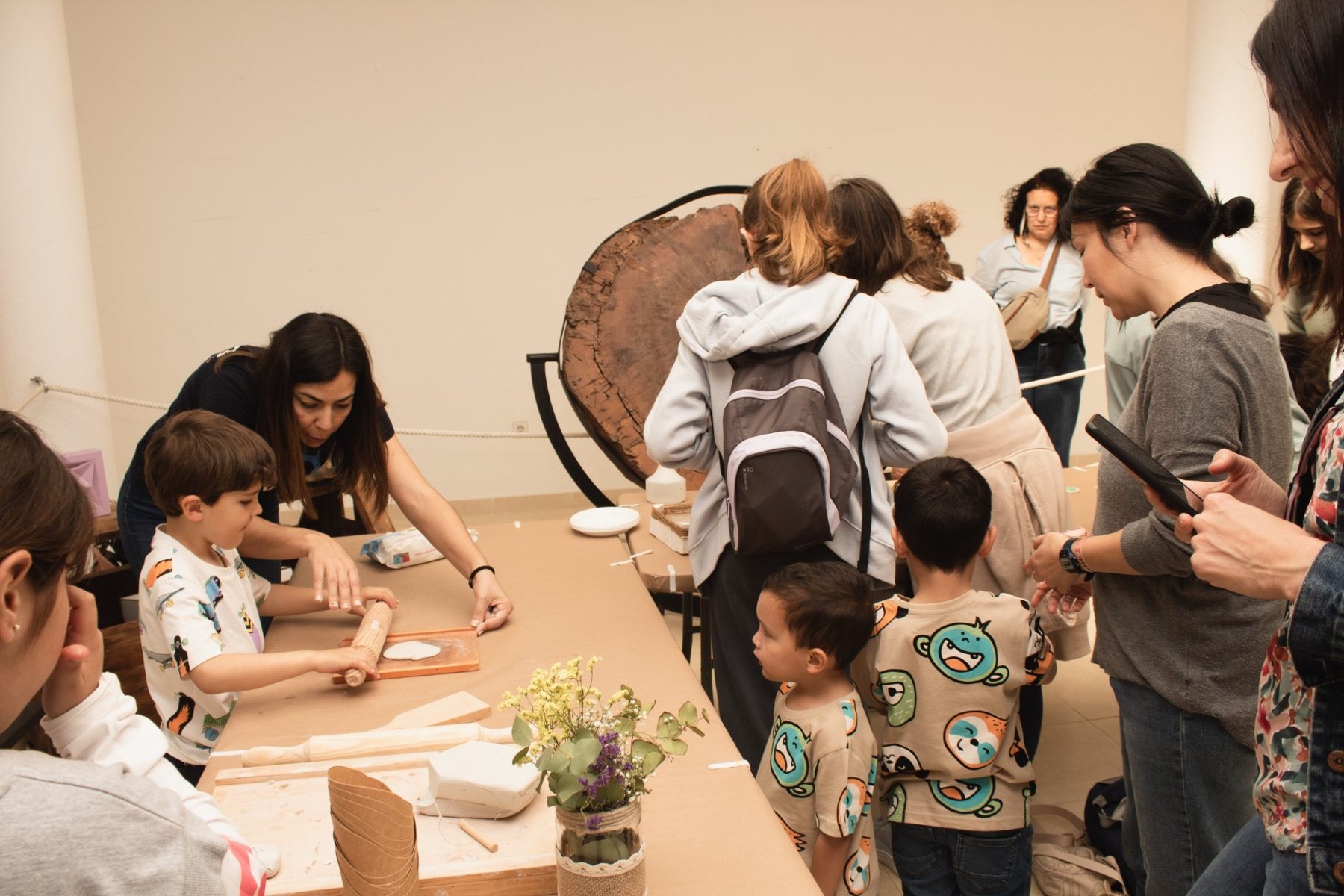 Taller infantil en el Muelle de las Carabelas