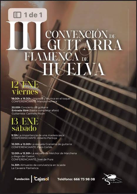 III Convención de Guitarra Flamenca: disfrute y aprendizaje