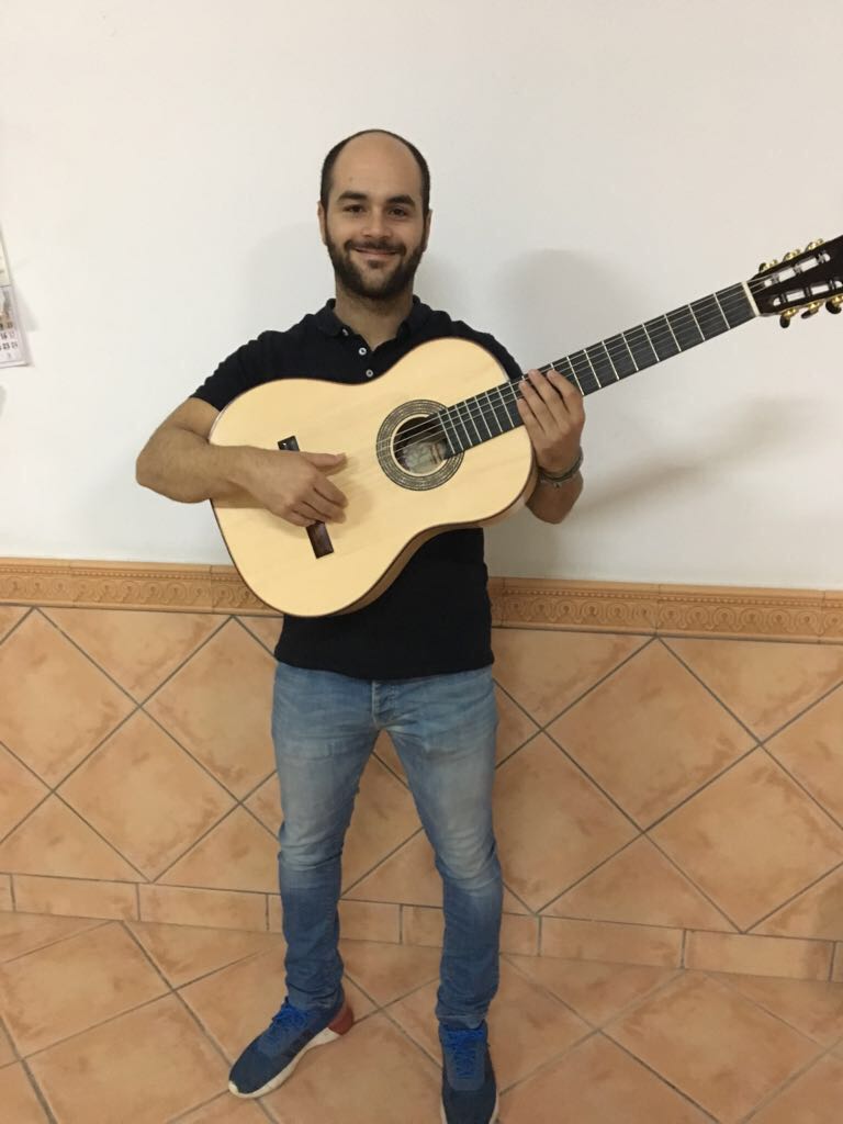 Guitarra construida por nuestro alumno F.Javier Jurado.